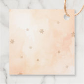 小さなジンジャーブレッドの誕生日クリスマスありがとう フェイバータグ (裏面)