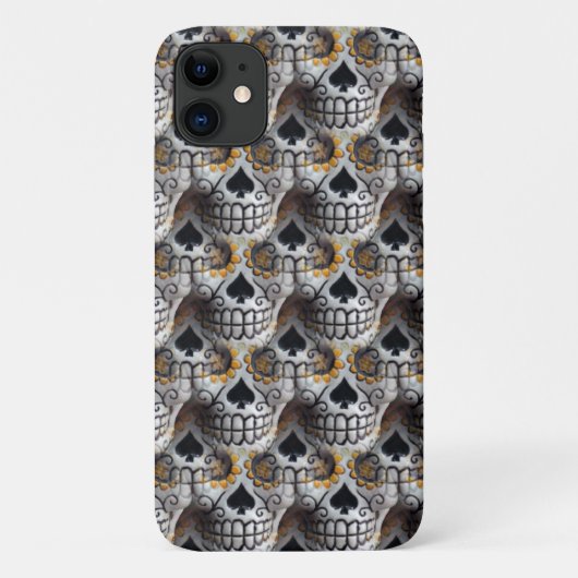 小さなスカル Case-Mate iPhoneケース (裏面)