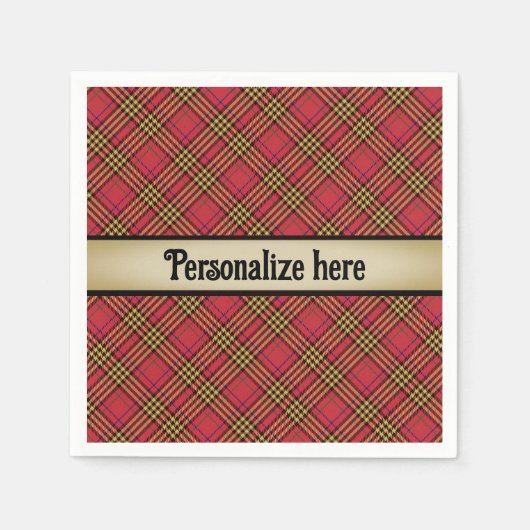 小さなスコッチ スタンダードカクテルナプキン (正面)