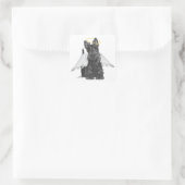 小さなスコットランド人の天使 スクエアシール (バッグ)