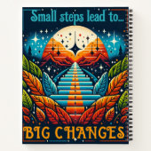 小さなステップで大きな変化 ノートブック (裏面)