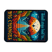 小さなステップで大きな変化 マグネット (横)