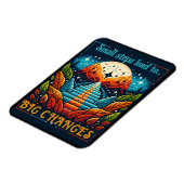 小さなステップで大きな変化 マグネット (左側)