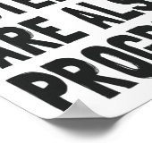 小さなステップも進行している – やる気を起こさせる引用文 ポスター (角)