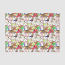 小さなステンドグラスのセクションの分離