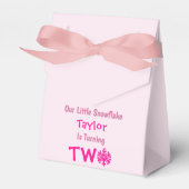 小さなスノーフレークの第2の誕生日 フェイバーボックス (正面サイド)