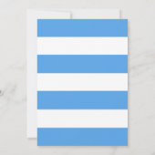 小さなスノーフレークの第2の誕生日 招待状 (裏面)