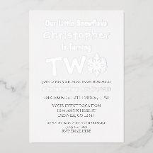 小さなスノーフレークの第2の誕生日