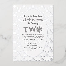 小さなスノーフレークの第2の誕生日