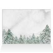 小さなスノーフレーク灰色の赤ちゃんシャワーありがとう (内部横(上))