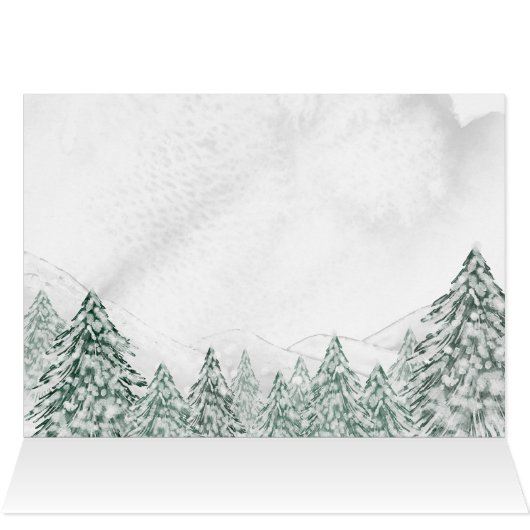 小さなスノーフレーク灰色の赤ちゃんシャワーありがとう (内部横(上))