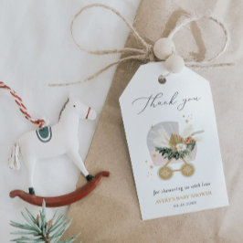 小さなスノーフレーク赤ちゃんシャワーありがとう ギフトタグ