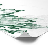 小さなスノーフレーク赤ちゃんシャワー歓迎サイン ポスター (角)