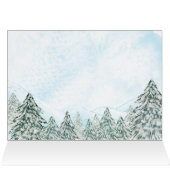 小さなスノーフレーク青の赤ちゃんシャワーありがとう (内部横(上))