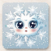 小さなスノーフレーク2 コースター (正面)