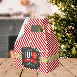 小さなスノーフレーク・ターニング2!クリスマス2回目の誕生日 フェイバーボックス