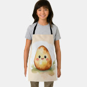 小さなスパッドチャーム:ベビーポテトアイコンエプロン エプロン (インサイチュ)