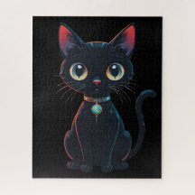 小さなスプーキー黒猫