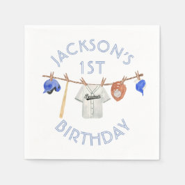 小さなスラッガー野球物干し場 スタンダードカクテルナプキン