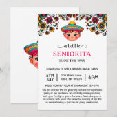 小さなセニョリータがやってくる！ベイビーシャワー 招待状 (正面/裏面)