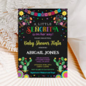 小さなセノリタの赤ちゃんシャワーの招待状 招待状