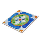 小さなセラミックタイルシチリア – スタイル"カステランマーレ" タイル (側面)