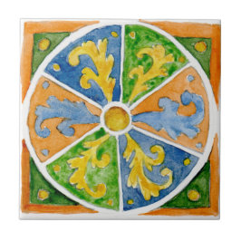 小さなセラミックタイルシチリア – スタイル"サンビト" タイル