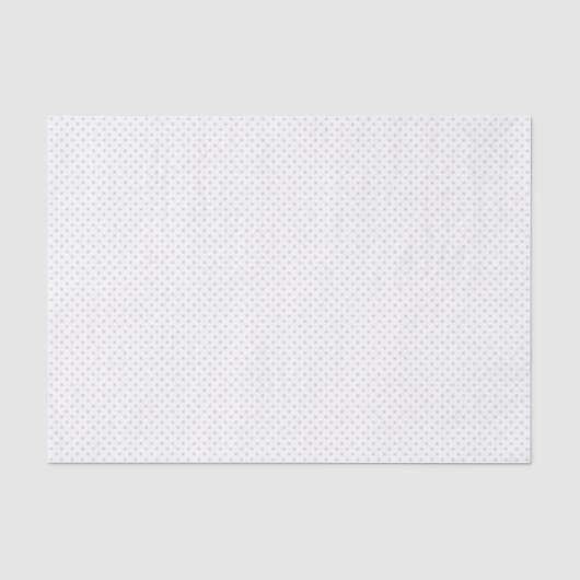 小さなソフトグレー水玉模様 薄葉紙 (正面)