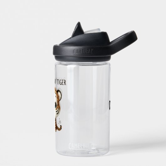 小さなタイガー水和パール – 子供 ウォーターボトル (左面)