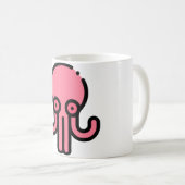 小さなタコ コーヒーマグカップ (正面右)