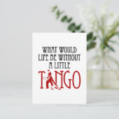小さなタンゴのない人生とは何か踊り ポストカード (スタンド正面)