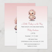 小さなターキーがやってくる！招待状ありがとう 招待状 (正面/裏面)