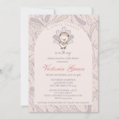 小さなターキーがやってくる！秋のベイビーシャワー 招待状 (正面)