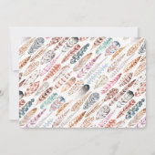 小さなターキーの誕生日招待状 感謝祭 どんな年齢 招待状 (裏面)