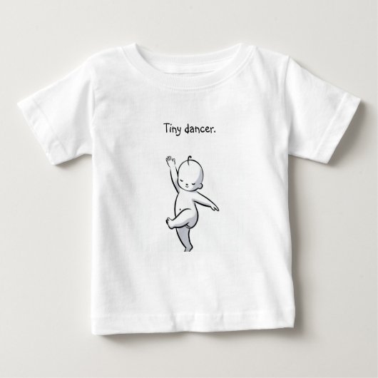 小さなダンサー01 ベビーTシャツ (正面)