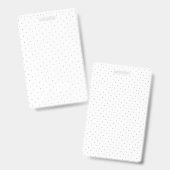 小さなダークグレーのプラスシンボルや象徴とドットが バッジ (Front & Back)