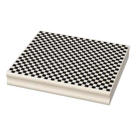 小さなチェッカーボードパターン ラバースタンプ (スタンプ)
