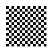 小さなチェッカーボードパターン ラバースタンプ (インプリント)