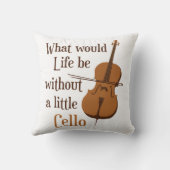 小さなチェロがなければ何が生きるか クッション (裏面)
