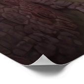 小さなチョコレートプディング村 | AI Art ポスター (角)