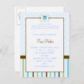 小さなツイート – 赤ちゃんシャワーポストカード インビテーションポストカード (正面/裏面)