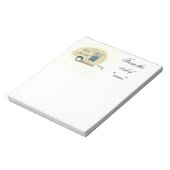 小さなティアドロップトラベルトレーラーThunder_Cove ノートパッド (回転)