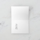 小さなテディベア 招待状 (内部)