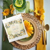 小さなデイジーが途中のフローラの赤ちゃんシャワー フェイバーバッグ