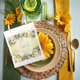 小さなデイジーが途中のフローラの赤ちゃんシャワー フェイバーバッグ