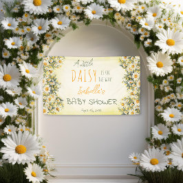 小さなデイジーが途中のフローラの赤ちゃんシャワー 横断幕
