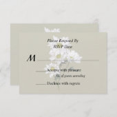 小さなデイジーを見上げて 出欠カード (正面/裏面)