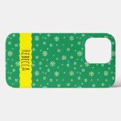 小さなデイジーオングリーン Case-Mate iPhoneケース (裏面 (横))
