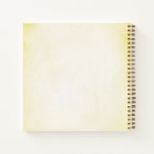 小さなデイジーフローラベビーシャワーゲストブック ノートブック (裏面)