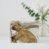 小さなデイジー犬 シーズンポストカード (スタンド正面)